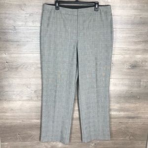 Jones New York Plaid Wool Dress Pants